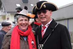 Das neue Frohsinnpaar Stans heisst Marlon I. und Margrit Imobersteg. (Bild: Richard Greuter, 29. Dezember 2018)