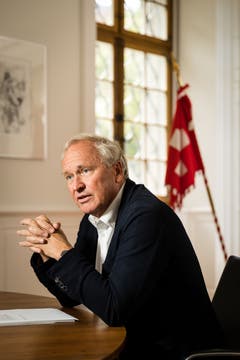 Paul Winiker (SVP). (Bild: Philipp Schmidli, Luzern, 15. Juli 2016)