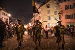 Inthronisation des neuen Heinivaters 2019 in Sursee. (Bild: Roger Grütter, 12. Januar 2019)