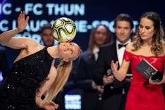 Nina Windmueller mit Tricks. (Bild: Urs Lindt/freshfocus)