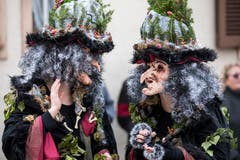 Hexen in Gersau. (Bild: KEYSTONE/Alexandra Wey, 28. Januar 2019)