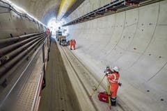 Der erste Tunnelkilometer im Los der Linie 15 Süd, der erstellt worden ist. (Bild: Peter Hummel)