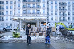 Das Grand Hotel Quellenhof wurde in wenigen Stunden... (Bild: rar)