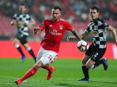 Haris Seferovic (links) überzeugt gegen Boavisto mit zwei Toren und einer Tor-Vorlage (Bild: KEYSTONE/EPA LUSA/MIGUEL A. LOPES)