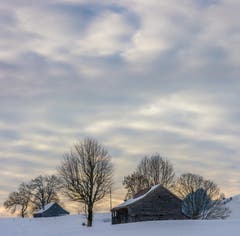 Winterruhe im Appenzellerland. Fotografiert bei Gonten. (Bild: Wolfgang Reisser)