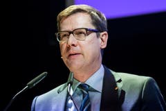 Ludwig Peyer, CVP-Fraktionschef Luzerner Kantonsrat, schied im zweiten Wahlgang mit 103 Stimmen aus. (Bild: Alexandra Wey/Keystone (Sursee, 29. Januar 2019))