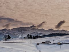 Der Säntis, von Schwellbrunn aus. (Bild: Luciano Pau)