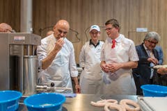 Bundesrat Alain Berset an der Olma-Eröffnung in St.Gallen. (Bild: Michel Canonica)