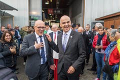 Bundesrat Alain Berset an der Olma-Eröffnung in St.Gallen. (Bild: Michel Canonica)
