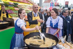 Bundesrat Alain Berset an der Olma-Eröffnung in St.Gallen. (Bild: Michel Canonica)