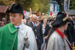 Bundesrat Alain Berset an der Olma-Eröffnung in St.Gallen. (Bild: Michel Canonica)