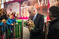 Bundesrat Alain Berset an der Olma-Eröffnung in St.Gallen. (Bild: Michel Canonica)