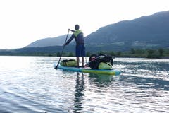 Thomas Oschwald auf der Reise zwischen Rhone- und Rheinquelle. (Bild: PD)