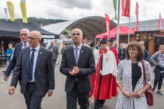 Bundesrat Alain Berset an der Olma-Eröffnung in St.Gallen. (Bild: Michel Canonica)