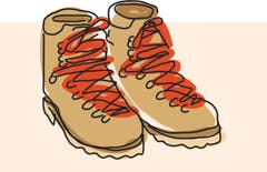 9. Wanderschuhe nachimprägnieren.
