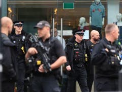 Die Polizei entsandte die Anti-Terroreinheit. (Bild: BBC)