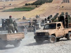 US-Soldaten sind an der türkisch-syrischen Grenze bei Kobane unter türkischen Beschuss geraten. (Bild: KEYSTONE/AP DHA)