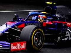 Die Autos von Toro Rosso werden seit der vergangenen Saison von Honda-Motoren angetrieben (Bild: KEYSTONE/EPA/DIEGO AZUBEL)