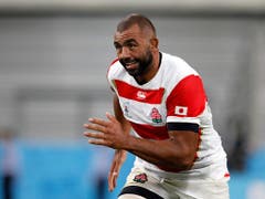 Parade-Beispiel für die Integration von Einwanderern im Rugby-Nationalteam: Captain Michael Leitch kam als 15-jähriger High-School-Schüler nach Japan und blieb (Bild: KEYSTONE/AP/SHUJI KAJIYAMA)