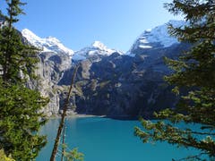 Traumhafte Kulisse am Oeschinensee. (Bild: Walter von Holzen, Oeschinensee, 11. Oktober 2019)