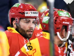 Die Bieler Spieler (hier mit Peter Schneider) holten in der Champions Hockey League 15 Punkte - die meisten aller Schweizer Vertreter (Bild: KEYSTONE/ANTHONY ANEX)