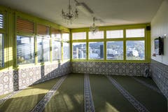Die Moschee Dar Assalam in Kriens. (Bild: Keystone/Alexandra Wey, Kriens, 16. Oktober)