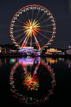 Was wäre die Mäss ohne Riesenrad? (Bild: Walter Buholzer, Europaplatz, 16. Oktober 2019)