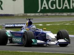 2001 debütierte Räikkönen als damals 21-Jähriger für das Hinwiler Sauber-Team in der Formel 1. Der Finne klassierte sich als Sechster auf Anhieb in den Punkterängen (Bild: KEYSTONE/JIMMY FROIDEVAUX)