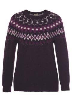 Flauschig: Norwegerpullover Lotti mit glitzerndem Muster von Herrlicher (139 Franken, bei Jelmoli). Bild: zvg