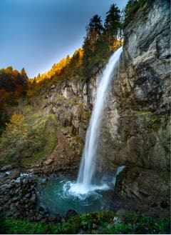 Der Leuenfall bei Lehmen, Weissbad. (Bild: Luciano Pau)