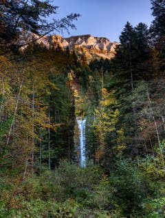 Der Leuenfall bei Lehmen, Weissbad. (Bild: Luciano Pau)