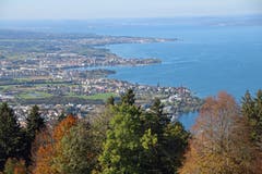 Traumhaftes Herbstlicht auf dem Fünfländerblick. (Bild: Hans-Peter Wächter)