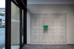 Die Postfächer an ihrem neuen Standort.