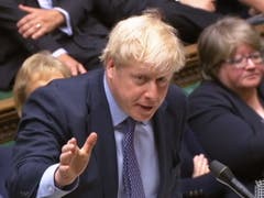 Der britische Premierminister Boris Johnson will sich weiter für einen pünktlichen EU-Austritt am 31. Oktober einsetzen. (Bild: KEYSTONE/EPA UK PARLIAMENTARY RECORDING UNIT/UK)
