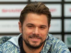 Stan Wawrinka letztes Jahr vor dem Turnier in Basel (Bild: KEYSTONE/GEORGIOS KEFALAS)