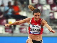 Lea Sprunger hatte im Halbfinal alles im Griff (Bild: KEYSTONE/EPA/SRDJAN SUKI)