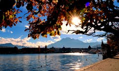 Herbstzeit in Luzern. (Bild: Walter Buholzer, Luzern, 20. Oktober 2019)