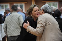 An der Wahlfeier der CVP Uri wurde die neue Ständerätin Heidi Z'graggen willkommen geheissen. (Bild: Urs Hanhart, 20. Oktober 2019)