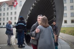 Die National- und Ständeratswahlen im Pfalzkeller in St. Gallen. (Bild: Benjamin Manser)