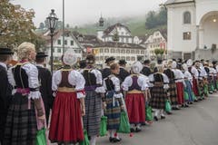 Impressionen der Stanser Älplerchilbi. (Bild: Urs Flüeler/Keystone, Stans, 20. Oktober 2019)