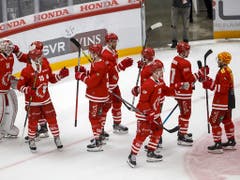 Lausanne stösst nach dem 2:1-Sieg gegen Zug auf den 3. Rang vor (Bild: KEYSTONE/SALVATORE DI NOLFI)