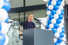 Stadtpräsident Karl Kobelt gab bei der Begrüssung einen kurzen Einblick in die neue Wirkungsstätte.