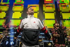 Neben Marc Sway stand auch Bligg auf der Bühne. (Bild: Michel Canonica)