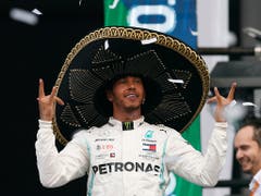 Lewis Hamilton feierte in Mexiko City seinen zehnten Sieg in dieser Saison, den 83. insgesamt (Bild: KEYSTONE/AP/REBECCA BLACKWELL)