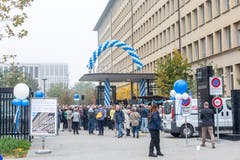 Am Stand konnten sich die Besucherinnen und Besucher mit Infomaterial eindecken.
