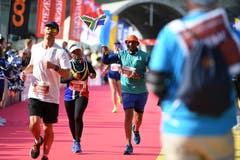 Zieleinlauf beim Verkehrshaus. (Bild: Corinne Glanzmann, Luzern, 27. Oktober 2019)