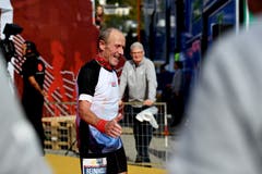 Zieleinlauf beim Verkehrshaus. (Bild: Corinne Glanzmann, Luzern, 27. Oktober 2019)