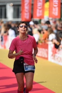 Zieleinlauf beim Verkehrshaus. (Bild: Corinne Glanzmann, Luzern, 27. Oktober 2019)