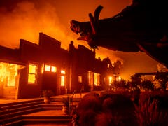 Waldbrände in Kalifornien: Auch Weingüter sind von den Flammen stark betroffen. (Bild: KEYSTONE/FR34727 AP/NOAH BERGER)