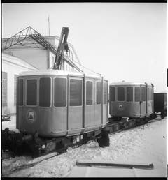 Seilbahnkabinen für Palm Springs, 1963. (Bild: Staatsarchiv St.Gallen, W 241/5-010951.1)